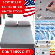 Healthy Sleep Essential: Twin Grounding Sheets with Silver Fiber for Pain Relief