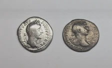 Trajan & Antonius Pius Silver Denarius F/VG