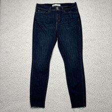 Levi Strauss Signature High Rise Straight Stretch Jeans Blue Pants Women's 16