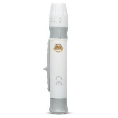 Compact Diabetic Lancing Device: Fits 23G, 28G, 30G Lancets, Easy Ejection