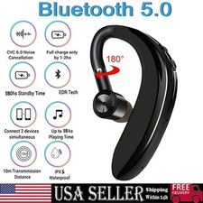 Wireless Bluetooth 5.0 Headphone Waterproof Sport Headset Earphone Stereo Earbud