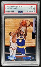 1998-99 Topps 99 Stadium Club Kobe Bryant #170 Lakers PSA 10 GEM MINT