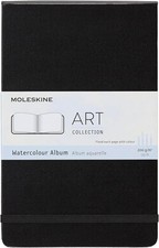 Moleskine Art Watercolor Album, Hard Cover, Large 5 x 8.25 Journal