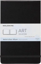 Moleskine Art Watercolor Album, Hard Cover, Large (5 x 8.25)  Journal