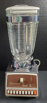 Vintage Retro Osterizer Imperial Ten Blender Model 642 Original TESTED/WORKING