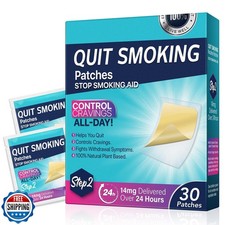 Quit Smoking Patches Step 2 Stop Smoking Aids Patches, 30 Count Q