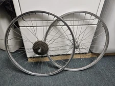 80s Araya 7x Wheels, 26" rims, Sansin SE hubs, 36  spokes, 6 sp. freewheel, used