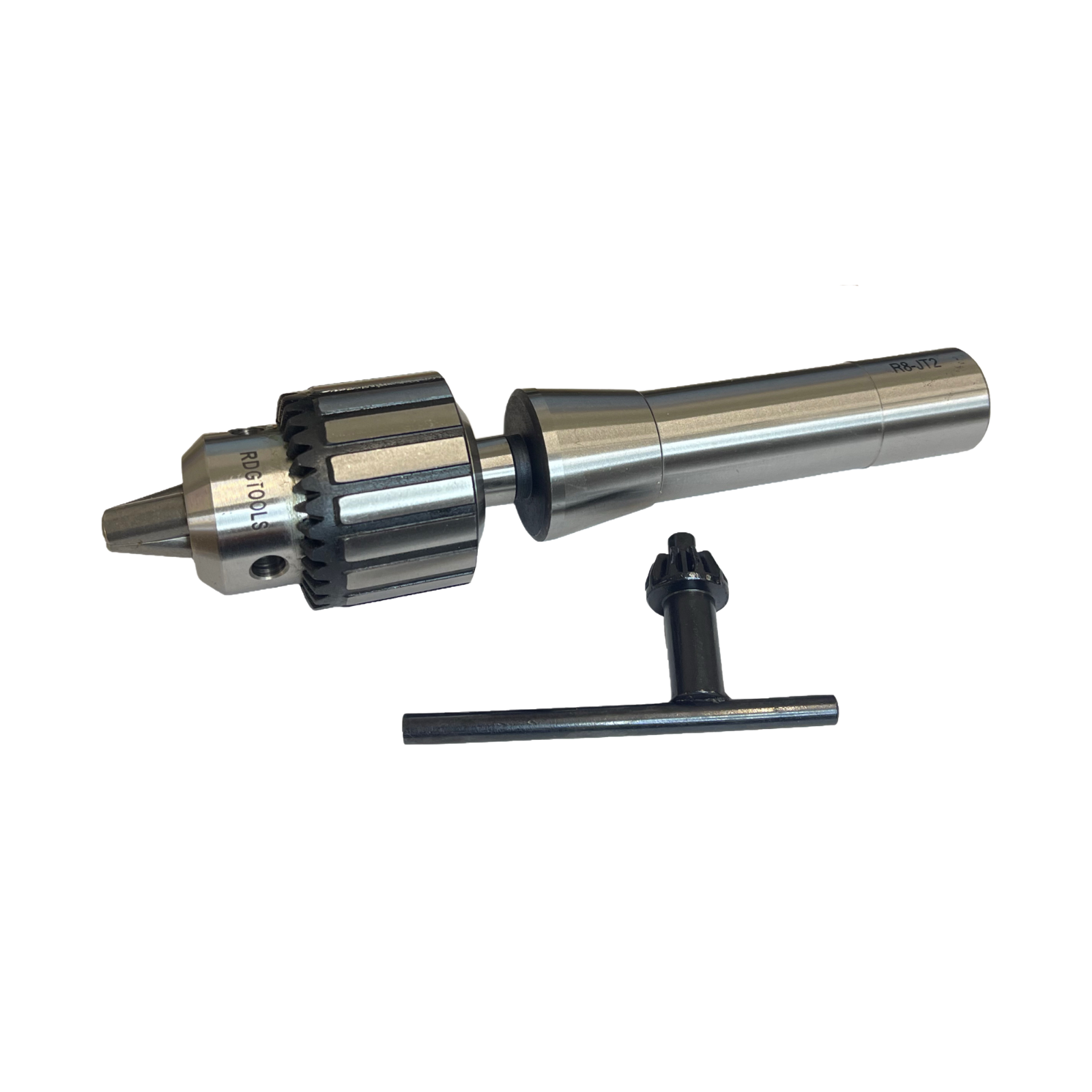 1-10MM KEYTYPE DRILL CHUCK WITH R8 ARBOR (JT2) FOR BRIDGEPORT RDGTOOLS