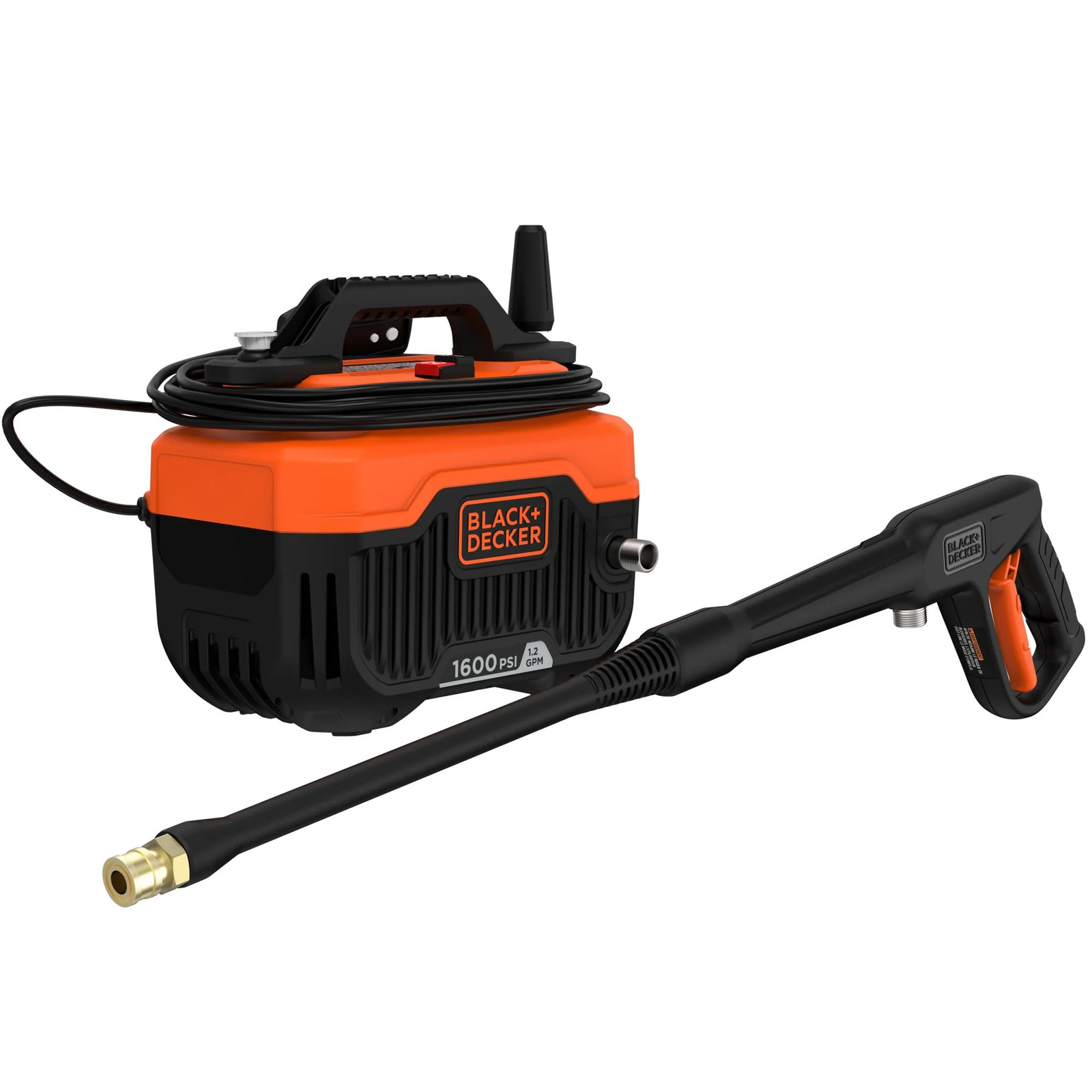 BLACK+DECKER Electric Cold Water Pressure Washer (1,600 Max 
