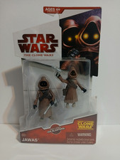 Star Wars Clone Wars CW08 2 Jawas 3.75  inch action figures 2009 NEW