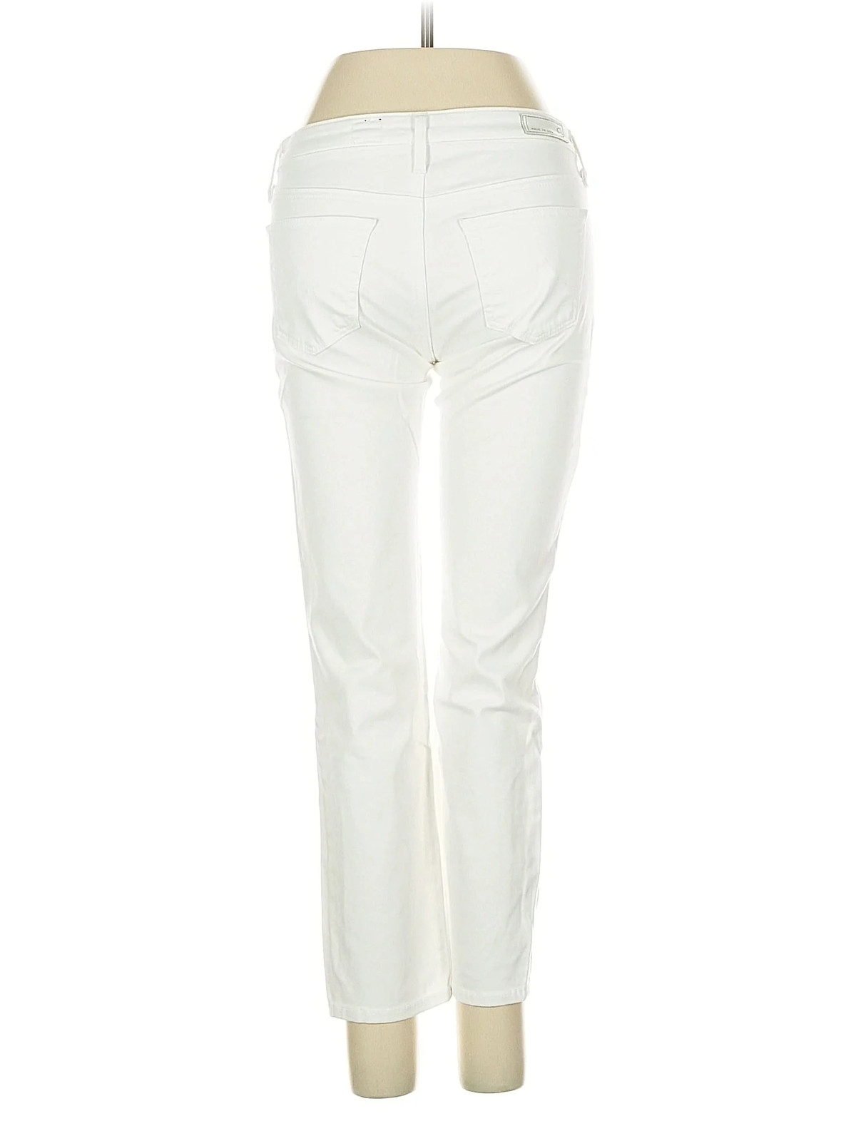 Adriano Goldschmied Women White Jeans 25W thumbnail 2