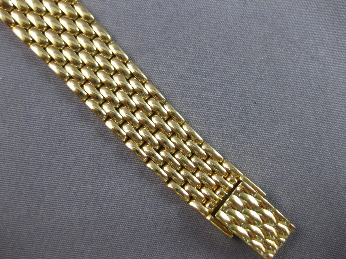 ESTATE .52CT DIAMOND 14KT YELLOW GOLD TIFFANY & CO SQUARE PANTHER