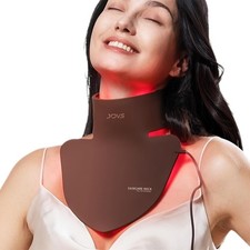 JOVS Red Light Therapy Neck Chest Mask 66 LED 630nm