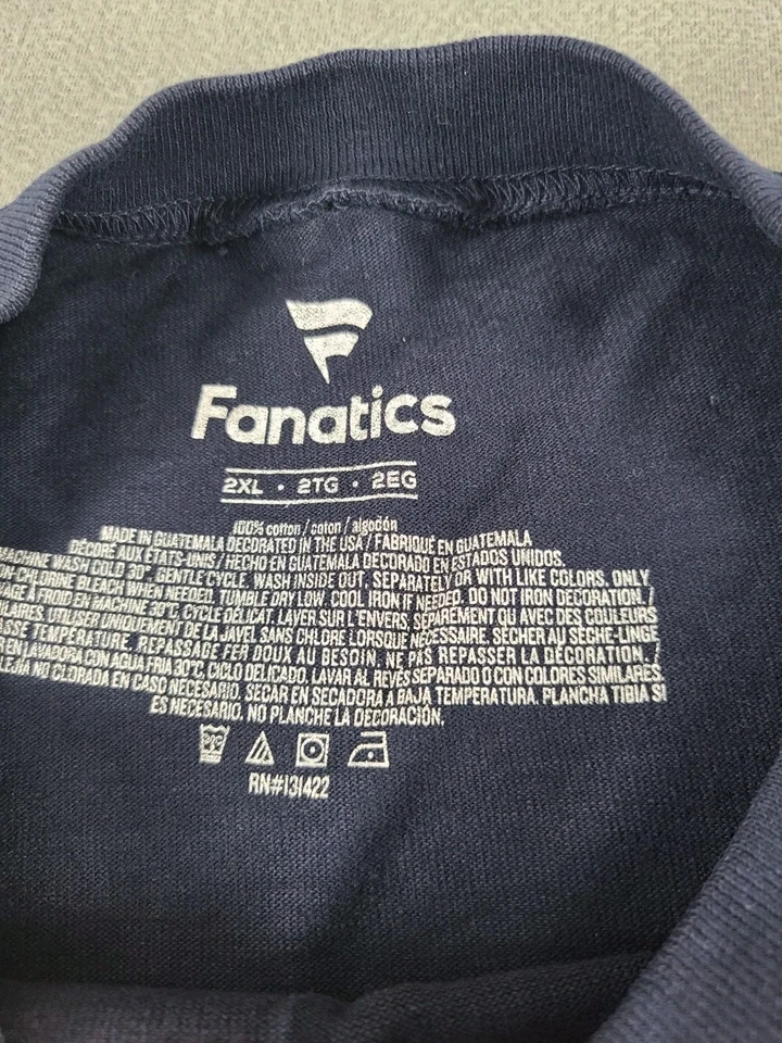 Indiana Fever X Spirit Jersey Women's Fanatics Jumbo Print Oversized Crop 2XL - Image 4 of 4