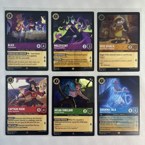 Lorcana Into the Inklands PICK YOUR CARD with Regular & Foil Super Rare