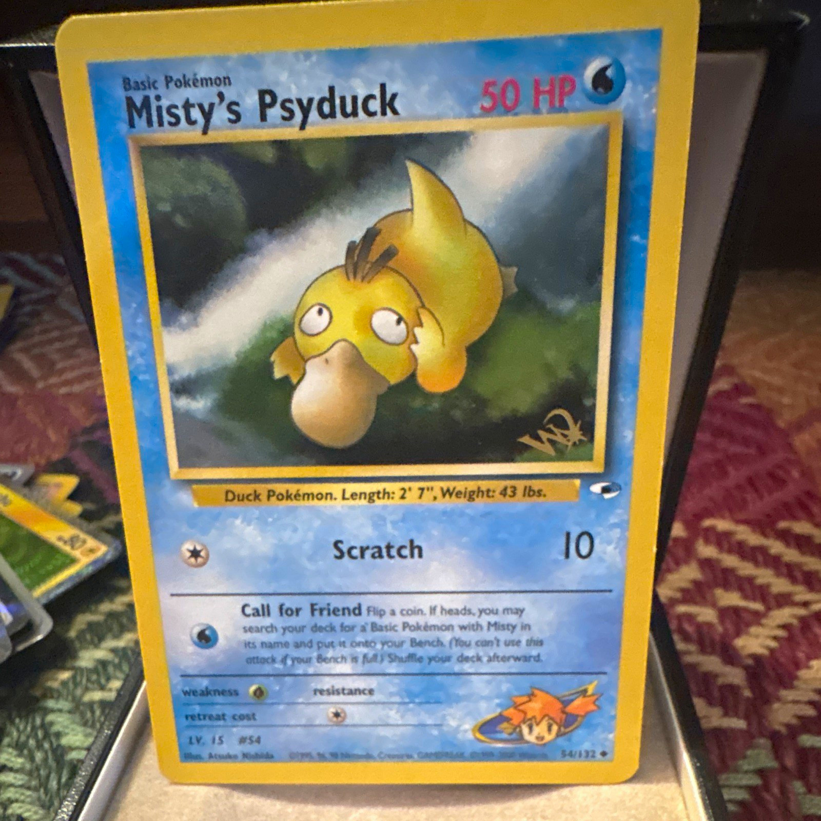WOTC Pokemon TCG Misty's Psyduck  Promo