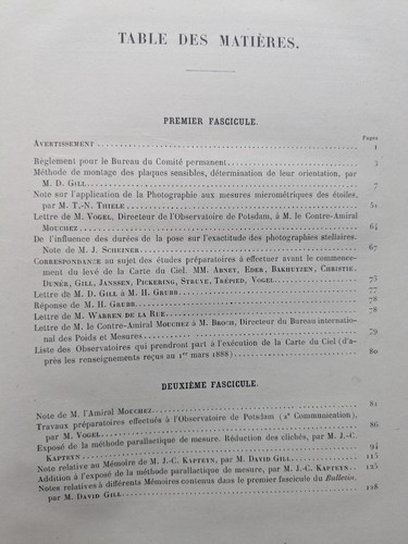 Bulletin Pour L'Execution Photographique Ciel 1892 Tome 1 FRENCH Astronomie - Picture 5 of 12