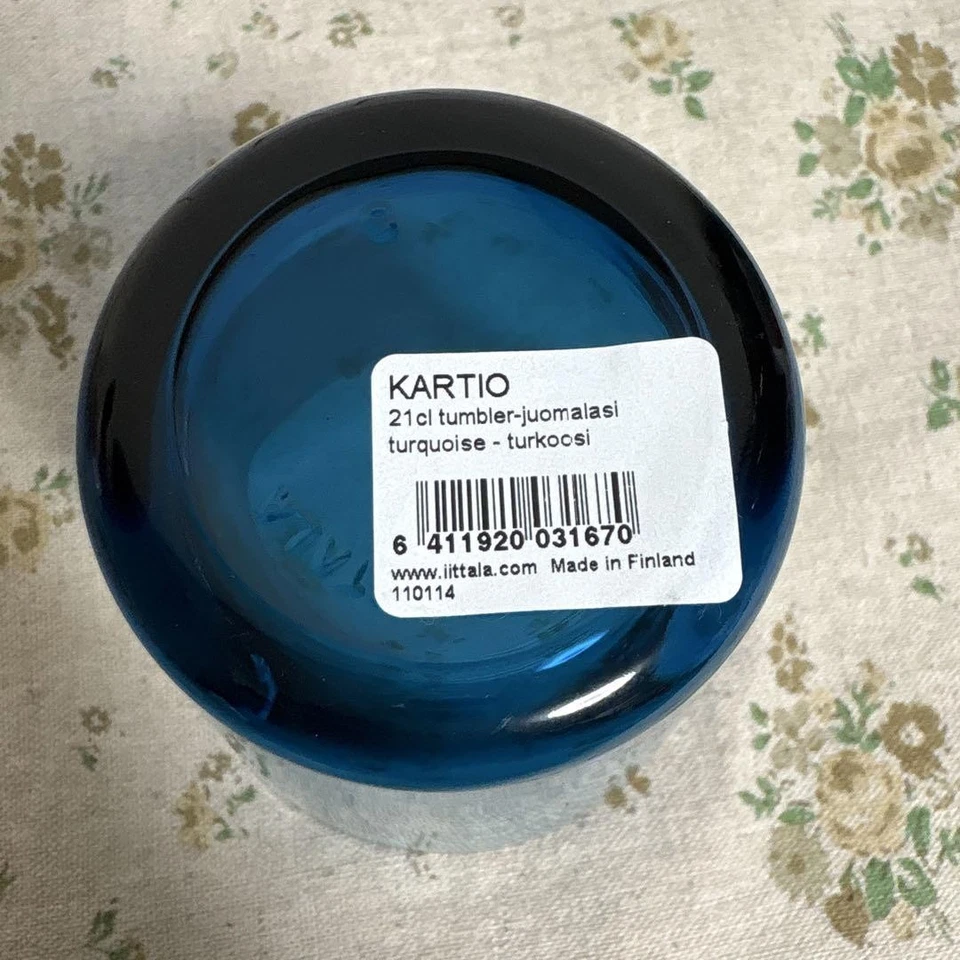 Juego de 2 vasos iittala Kartio turquesa Cartio Foto 4 de 4