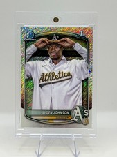 2025 Bowman Chrome Ayden Johnson Shimmer Refractor #BCP-197 Rookie 1st Bowman