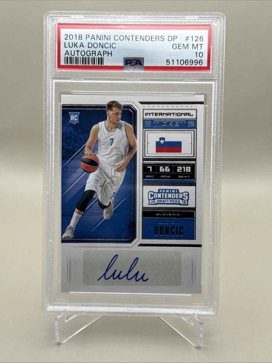 Luka Dončić 10 Graded Basketball Rookie Sports Trading Cards