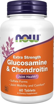 NOW FOODS, GLUCOSAMINE & CHONDROITIN EXTRA Gelenken 60 Tabletten SUPER PREIS