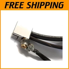 Automotive Battery Terminal Pair - Accepts 0/4/8 Gauge with OEM Top Post Adapter
