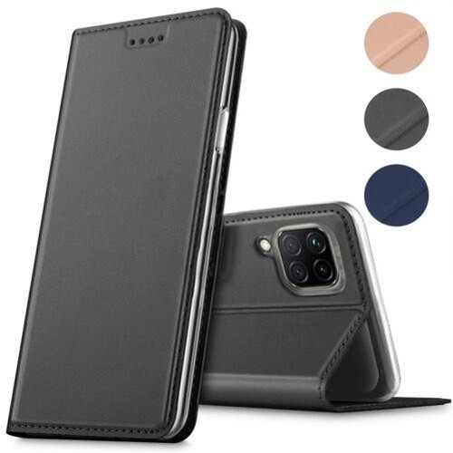 Housse élégante Pour Huawei P40 Lite - Marron, Avec Portes-cartes Et Fermeture Magnétique