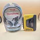 VINTAGE Sony Sports Walkman WM-AF59 AM/FM Radio Cassette Player Tape  *Working*