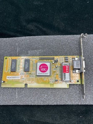 Electroglas SIIG MVGA-AVGA3 1MB Video Adapter Card
