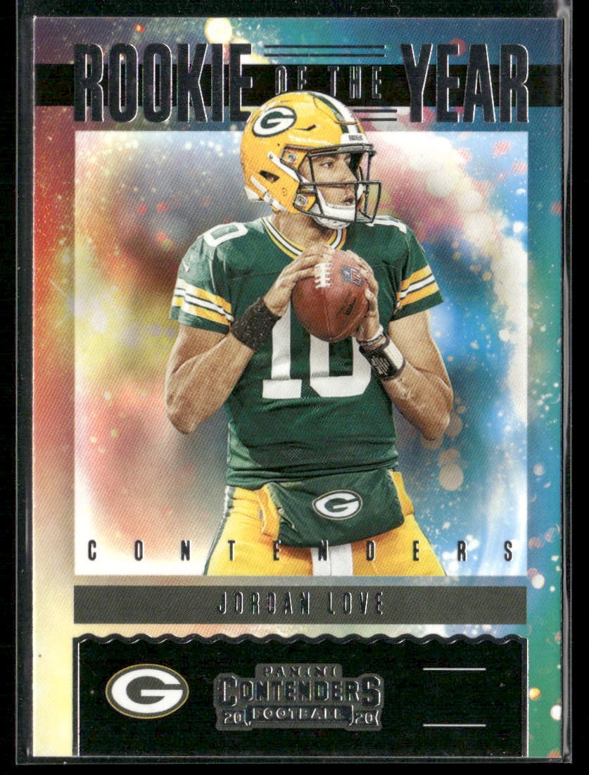 2020 Panini Contenders #RY-JLO Jordan Love Rookie of the Year Contenders