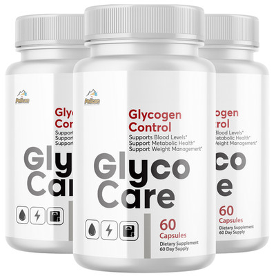 GlycoCare- Blood Support- 3 Bottles- 180 Capsules