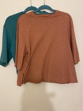 Women’s Next  Boxy T Shirts x 2 Size M In Good Worn Condition
