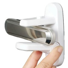 1 PCS Milky White Door Lever Lock ABS Material Handle Baby Child Proof 3M Glue