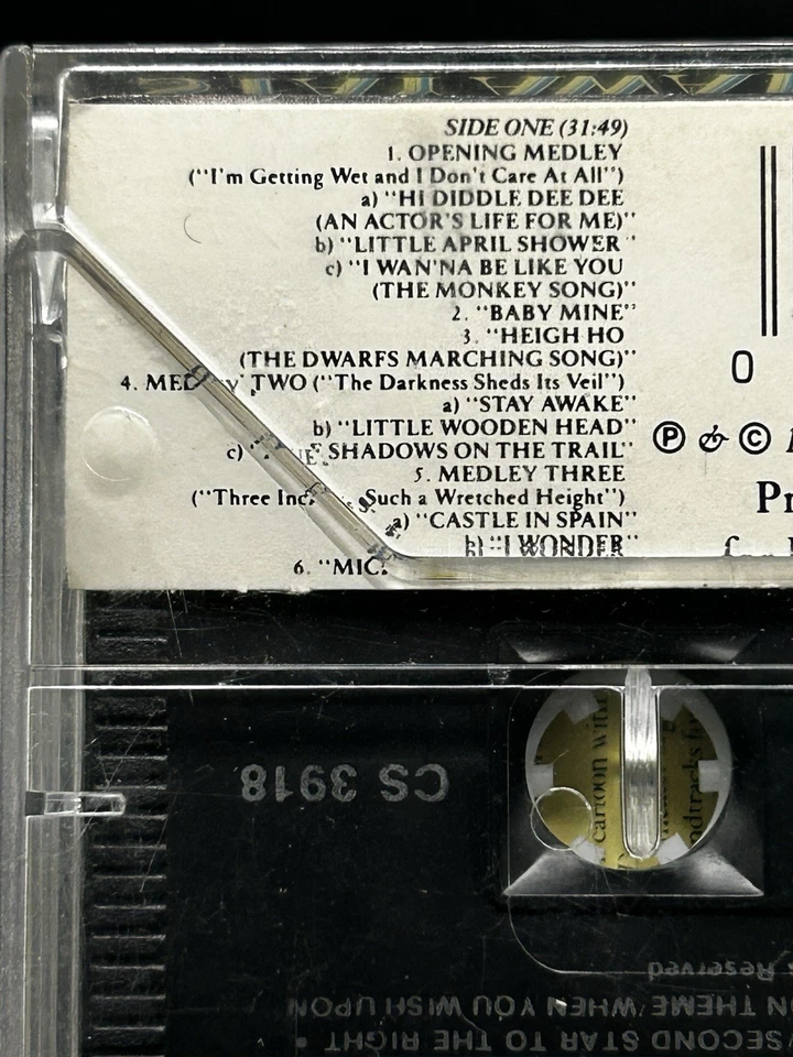 Stay Awake - Various Interpretations Of Music From Vintage Disney Films Cassette - Image 3 of 4