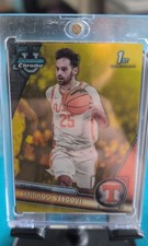 2023-24 Bowman University Chrome - Santiago Vescovi #78 Yellow Refractor #/75