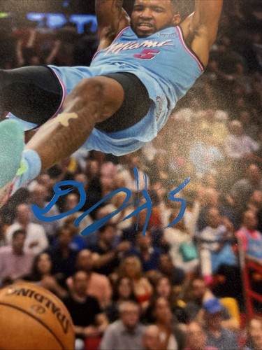 DERRICK JONES JR SIGNED 11x14 Photo Dallas Clippers Dunk Champion Miami Heat - Picture 2 of 2