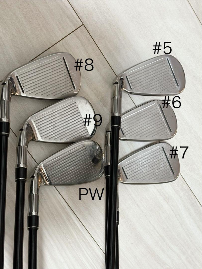 TaylorMade M4 Iron Set 5-9+Pw 6pc RH FUBUKI tm6 graphite shaft