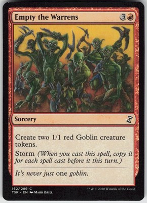 MTG Empty the Warrens 162 Time Spiral: Remastered C Normal NM