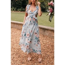 NWT Petal & Pup Lucah Floral Maxi Dress Size Large