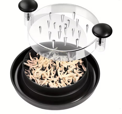 1set Upgraded Chicken Shredder Tool Large Rotating Meat Vegetable Chopper - NEW
