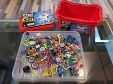 Knex box with lot of pieces (not complete) with manual