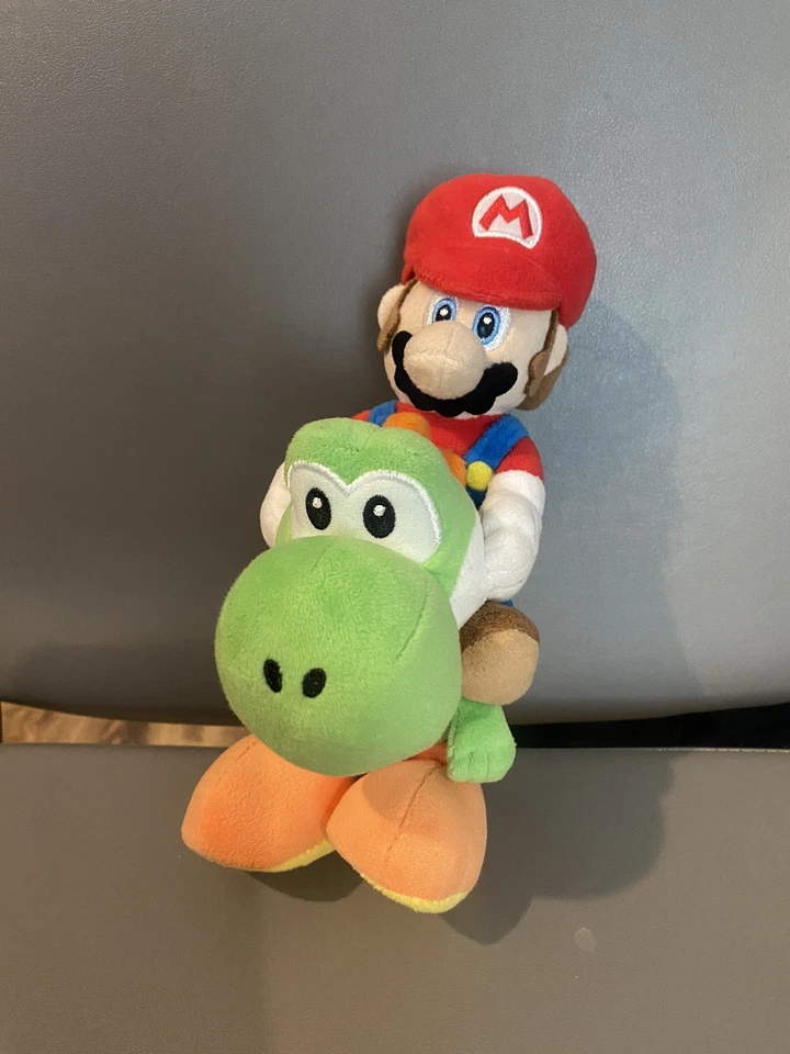 Peluche Super Mario Bros Mario & Yoshi Japón Auténtico Foto 3 de 4