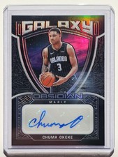 Chuma Okeke /49 Autograph Galaxy Panini Obsidian 2020-21 Card GAL-CHU *Excellent