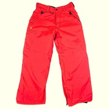 Volcom Transition Snowboard Ski Pants Youth XL Red Snow Insulated Winter