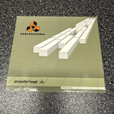 RARE REASON version 1.0 Pgm Disc & Sound Bank Disc Propellerhead w License & Reg
