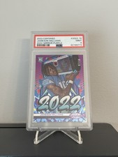 2022 Panini Certified Rookies Jameson Williams Mirror Purple #/10 (RC) PSA 9