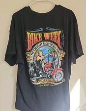 2018 Bike Week Daytona Beach Paradise TRUMP T-Shirt Size 2XL Gildan Black