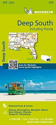 Deep South - Zoom Map 177 (Michelin USA, 1..., Michelin