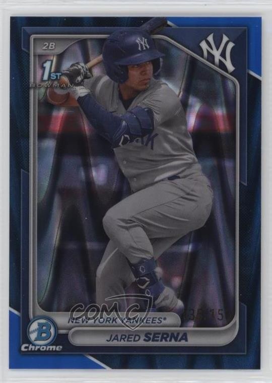 2024 Bowman Chrome Prospects Blue RayWave Refractor /150 Jared Serna #BCP-68