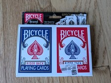 Bicycle 808 Rider Back Double Pack Red & Blue Poker Cards - New
